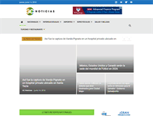 Tablet Screenshot of gcnoticias.com